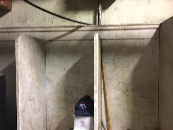 Flatiron basement bathroom